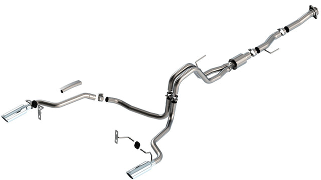 Borla (ATAK) Cat-Back Exhaust System - 2021-2025 Ford F-150 5.0L (REG CAB)