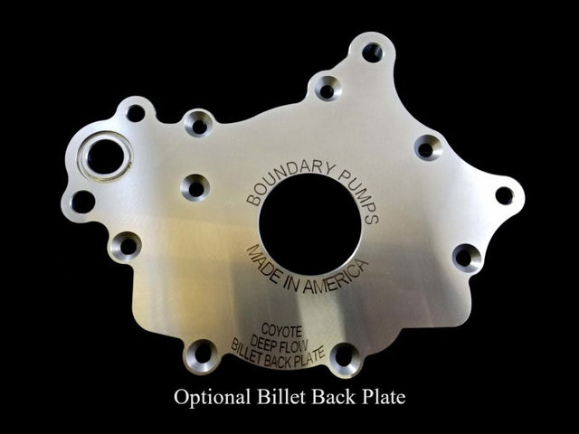 BOUNDARY Assembled Oil Pump w/Billet Gears - 2018 F150/Mustang GT 5.0 & All Years Mustang GT350