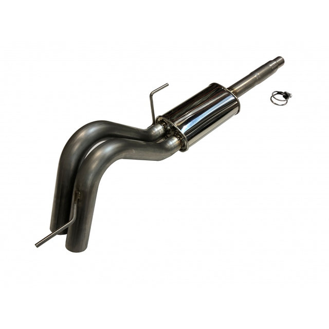SPD Performance Over-Axle Dump Dual Exit 304SS Cat Back Exhaust Kit - 2021-2025 F150 2.7L 3.5L 5.0L