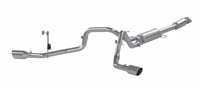 MPRP 3" Cat Back, 2.5" Dual Split Side, T409 Stainless Steel 2021-2025 Ford F150,5.0L