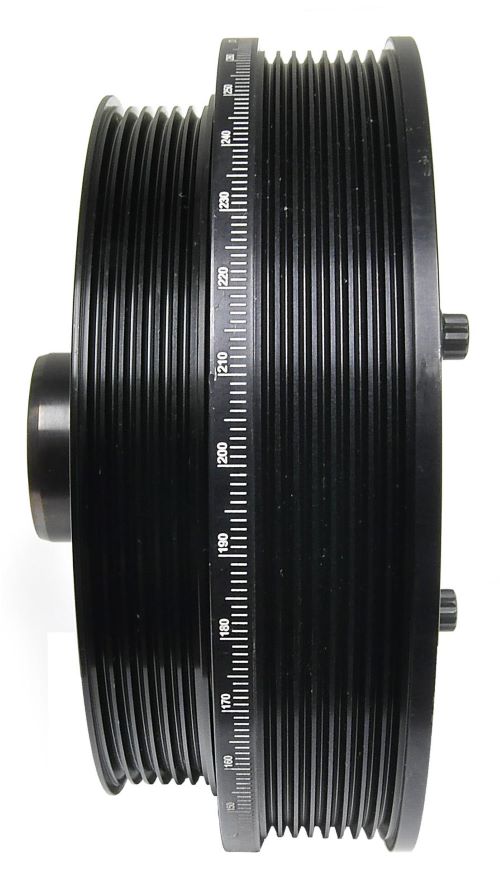 ATI Damper - 7.48in - Alum - 8 & 6 Grv - Ford Coyote 5.0 - 10 Percent OD - w/A/C Pulley