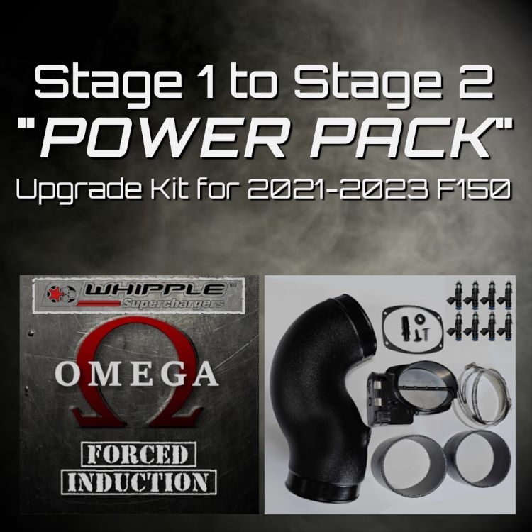 Oz Tuning – 2021-2023 F150 5.0 – Whipple Stage 1 to Stage 2 “Power Pack” upgrade