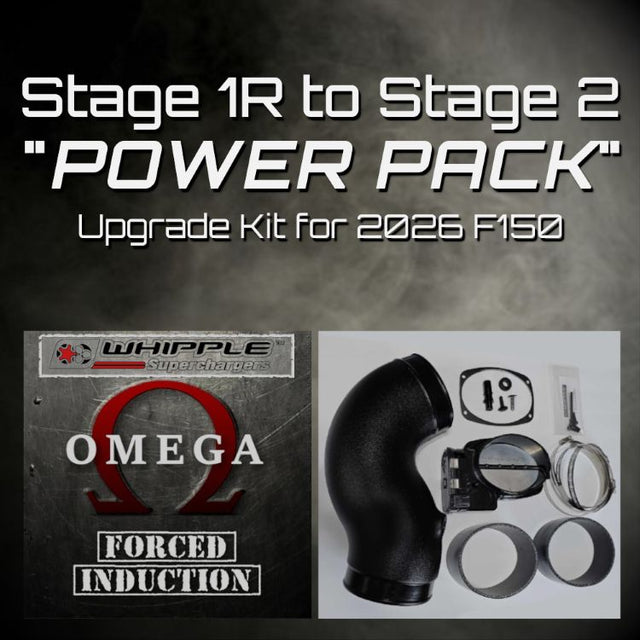 Oz Tuning – 2026 F150 5.0 – Whipple Stage 1R to Stage 2 “Power Pack” upgrade