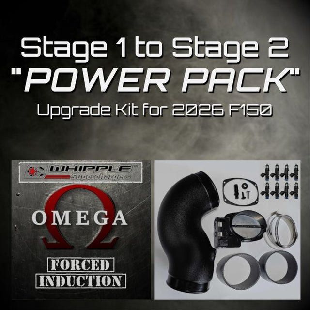 Oz Tuning – 2026 F150 5.0 – Whipple Stage 1 to Stage 2 “Power Pack” upgrade
