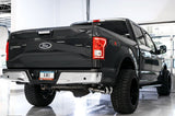 AWE Tuning 0FG Single Exit Performance Exhaust System w/4.5in Chrome Silver/ Black Tips Ford F-150 2015-2020