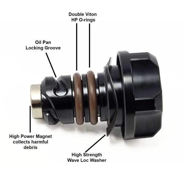UPR Billet Oil Pan Drain (Plug) - Mustang, F-150, and more.
