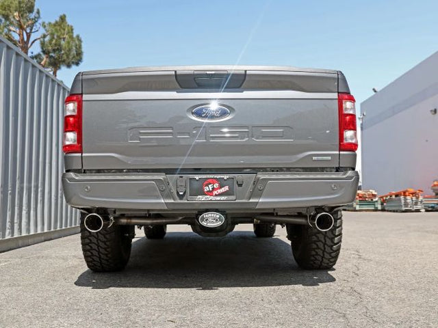 aFe Vulcan Series 3 IN 304 Stainless Steel Cat-Back Exhaust System - 2021-2025 Ford F-150 V8-5.0L