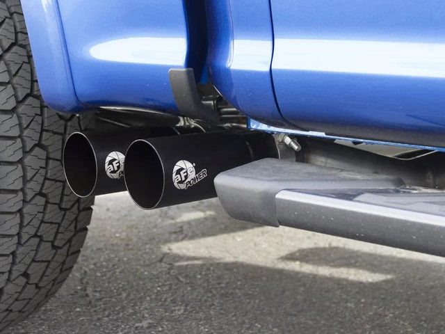 aFe Rebel Series 3 IN to 2-1/2 IN Stainless Steel Cat-Back Exhaust - 2021-2025 Ford F150 5.0L