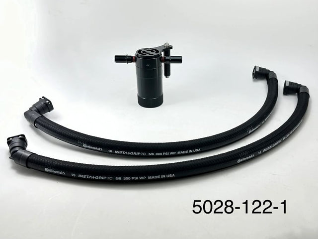 UPR PLUG N PLAY SC OIL CATCH CAN SEPARATOR - 2011-2020 F150 5.0L (incl. Roush) & 6.2L