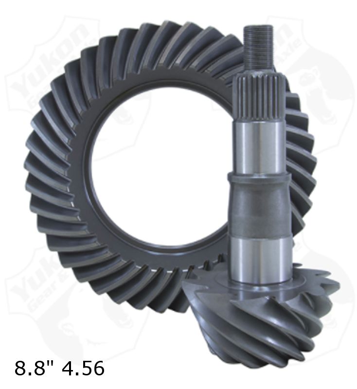 YUKON GEAR Ring & Pinion Super 8.8", 4.56 ratio - 2015-2023 Ford