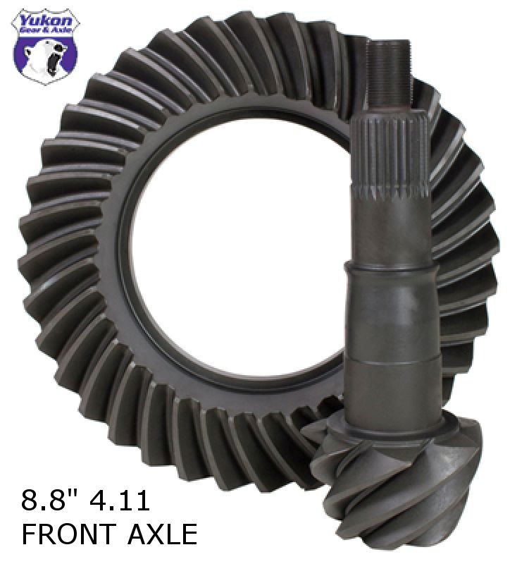 YUKON GEAR Ring & Pinion 8.8", 4.11 ratio (Front Axle) - 2011-2024 F150