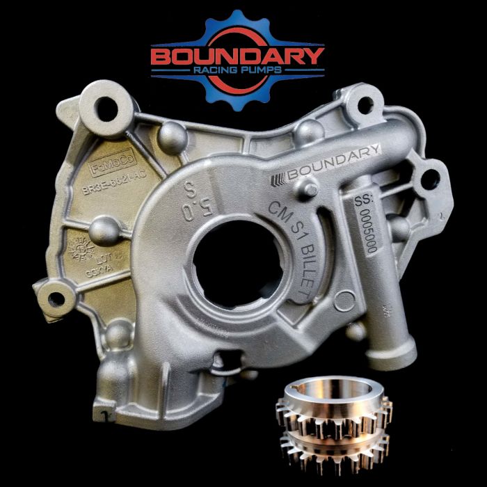 Boundary Assembled Oil Pump with Billet Gears and Billet Crank Gear Sprocket Set – 2011-2020 Ford F150/Mustang GT 5.0L