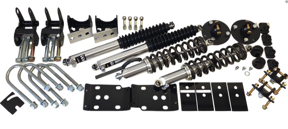KellTrac Adjustable Lowering Kit, 3/5 Drop, BEARING, RACE - 2015+ F150