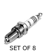 NGK IRIDIUM IX Spark Plugs 6510 (Pre-Gapped) - 2011-2020 F150/Mustang GT 5.0L