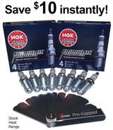 Add NGK Spark Plugs – Pre-gapped (On Sale – Save $10 immediately)