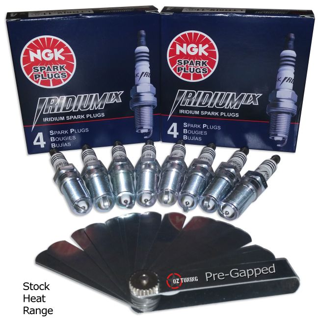 NGK IRIDIUM IX Spark Plugs 6509 (Pre-Gapped) - 2011-2020 F150/Mustang GT 5.0L