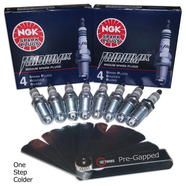NGK IRIDIUM IX Spark Plugs 6510 (Pre-Gapped) - 2011-2020 F150/Mustang GT 5.0L
