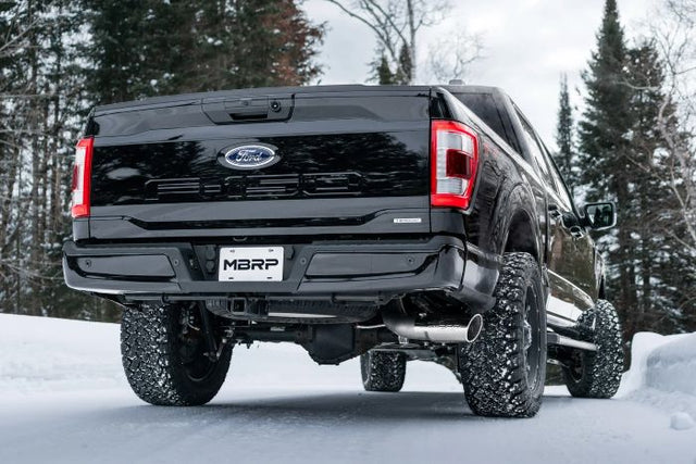 MBRP 4" Aluminized Steel Cat-Back (RACE VERSION) - 2021-2025 Ford F150 2.7L/3.5L/5.0L