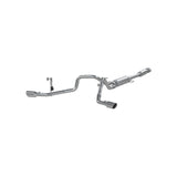 MBRP 3in Aluminized Steel Cat-Back 2.5in Dual Split Side Exhaust - 2021-2025 Ford F150 2.7L/3.5L/5.0L