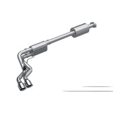 MBRP T304 Pre-Axle (Street Profile) 2.5in OD Tips 3in Cat Back Exhaust - 2021-2025 Ford F150