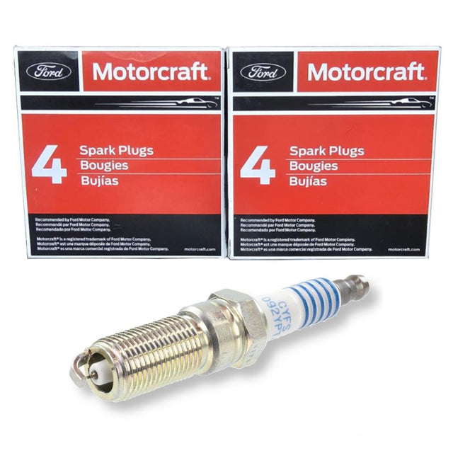 FORD MOTORCRAFT IRIDIUM One Step Colder Spark Plugs (Pre-Gapped) – 2018-2020 F150 5.0L