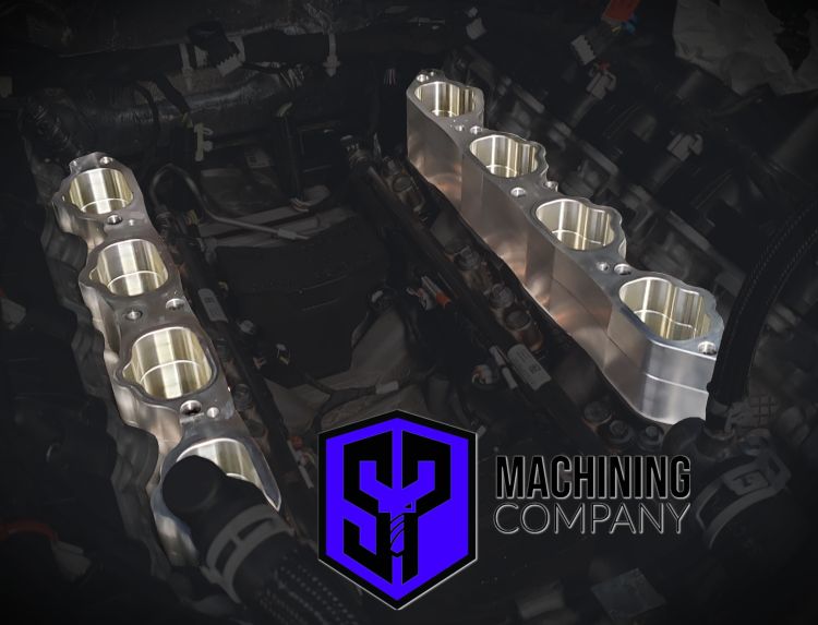 SP Machining 2018+ GT intake manifold swap adapter kit for 2021-2023 F150 5.0L
