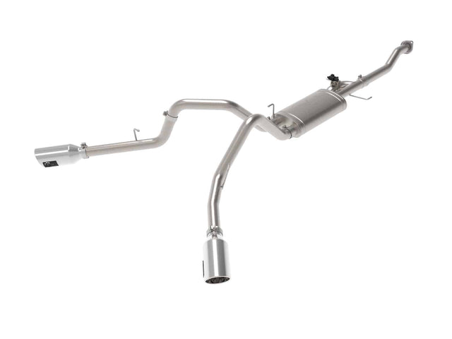 aFe Gemini XV 3" 304 Stainless Steel Cat-Back Exhaust System w/ Cutout  2015-2021 5.0