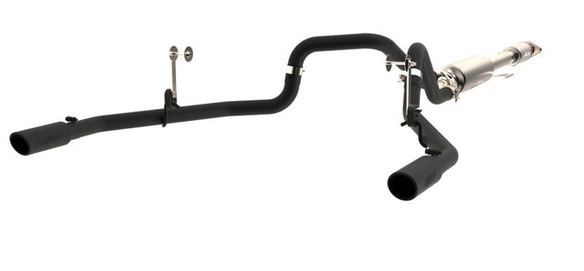 MBRP 2.5in Cat Back Dual Split Rear Exit Black Exhaust - 2015-2020 F150 5.0L