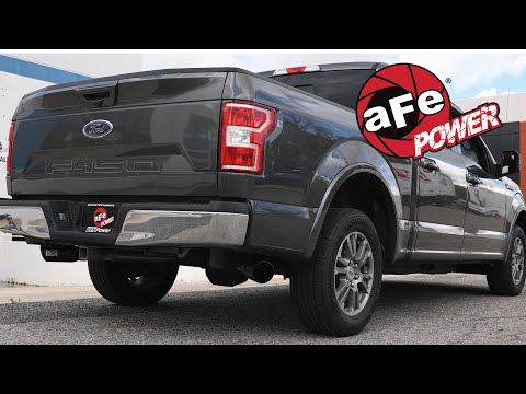 aFe Gemini XV 3" 304 Stainless Steel Cat-Back Exhaust System w/ Cutout  2015-2021 5.0